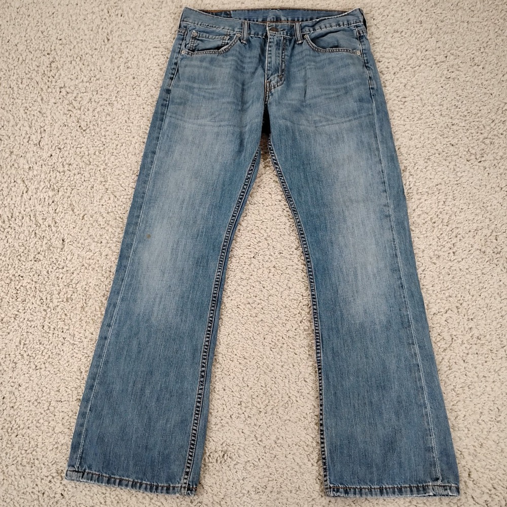 Levis 527 Jeans Mens 32x30 Faded Whiskered Boot Y2K Denim Western Cowboy Ranch